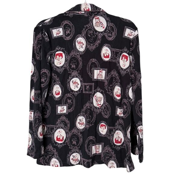 Soma Dog Cameo Pajama Set Pants Top Women’s XS Soft Cozy Terrier Poodle Novelty - Picture 3 of 9